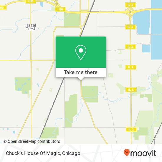 Chuck's House Of Magic map