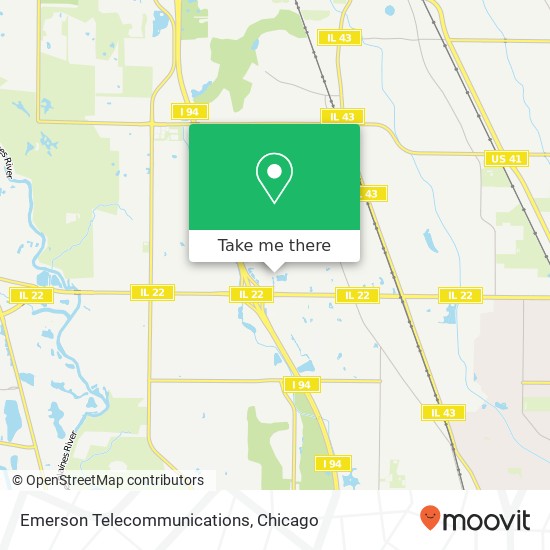 Emerson Telecommunications map