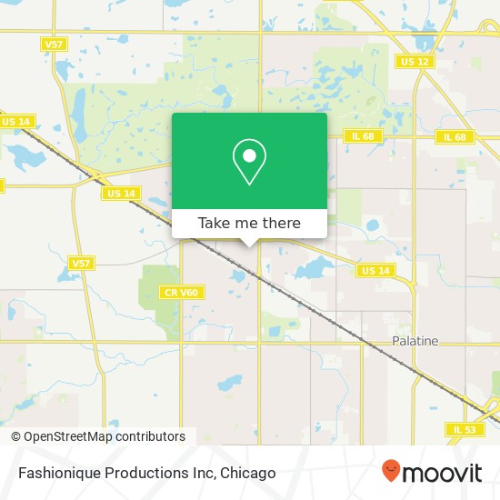 Fashionique Productions Inc map
