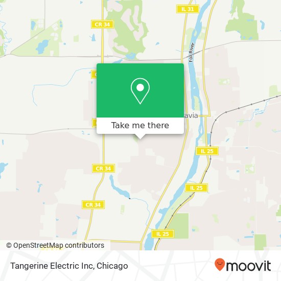 Tangerine Electric Inc map