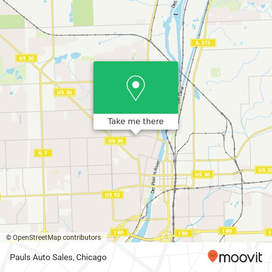 Pauls Auto Sales map