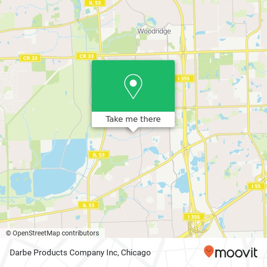 Darbe Products Company Inc map