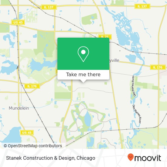 Mapa de Stanek Construction & Design