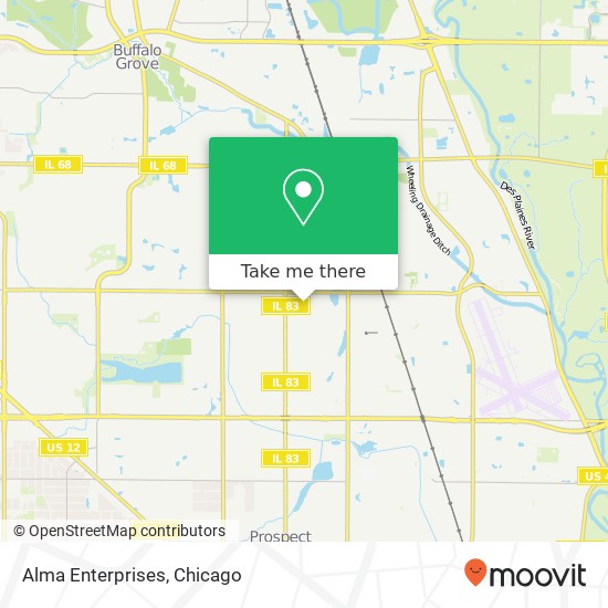 Alma Enterprises map