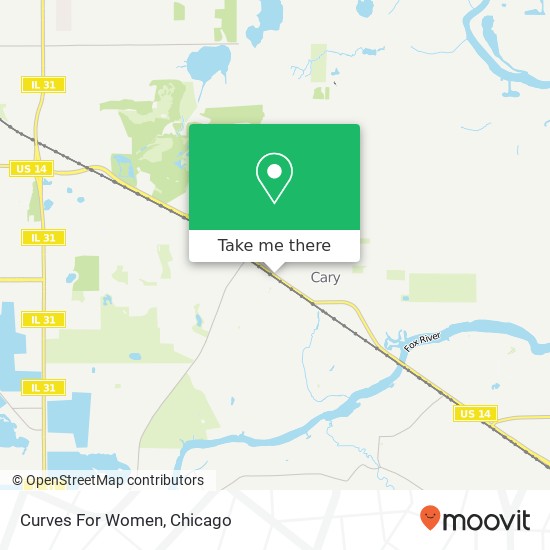 Curves For Women map