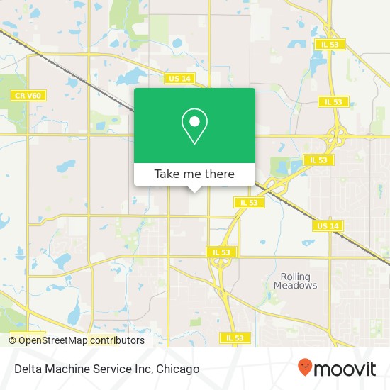Mapa de Delta Machine Service Inc