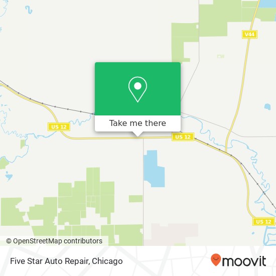 Mapa de Five Star Auto Repair