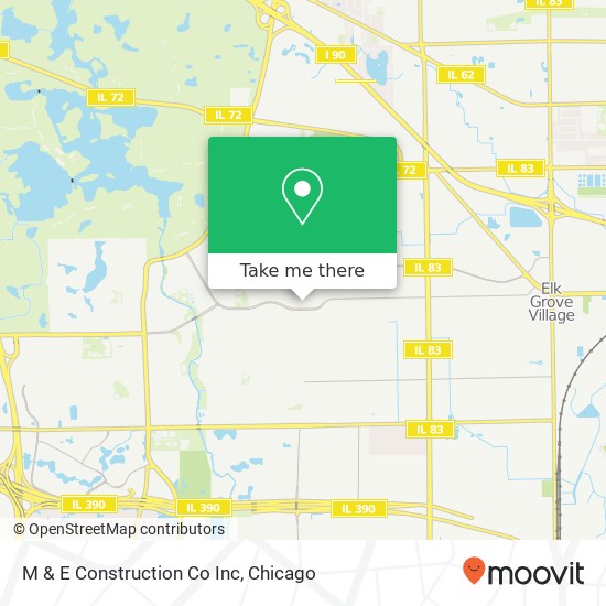 Mapa de M & E Construction Co Inc