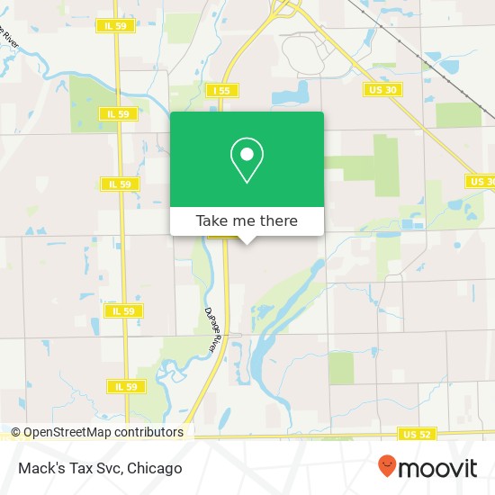 Mack's Tax Svc map