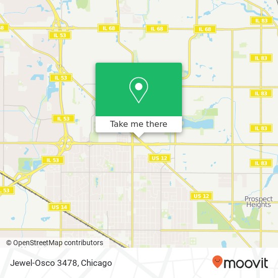 Jewel-Osco 3478 map