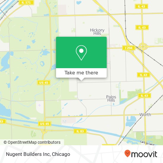Mapa de Nugent Builders Inc