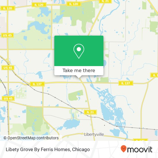 Libety Grove By Ferris Homes map