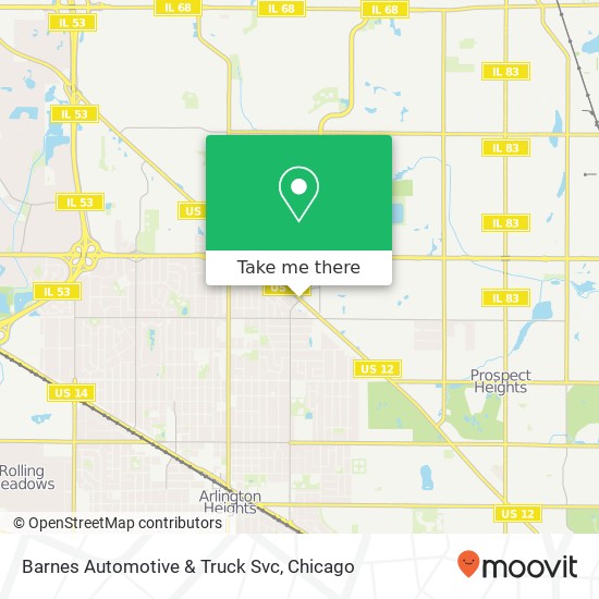 Barnes Automotive & Truck Svc map