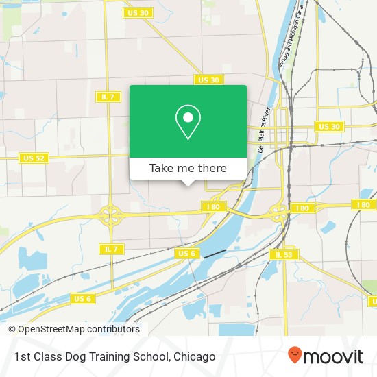 1st Class Dog Training School map