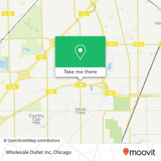 Wholesale Outlet Inc map