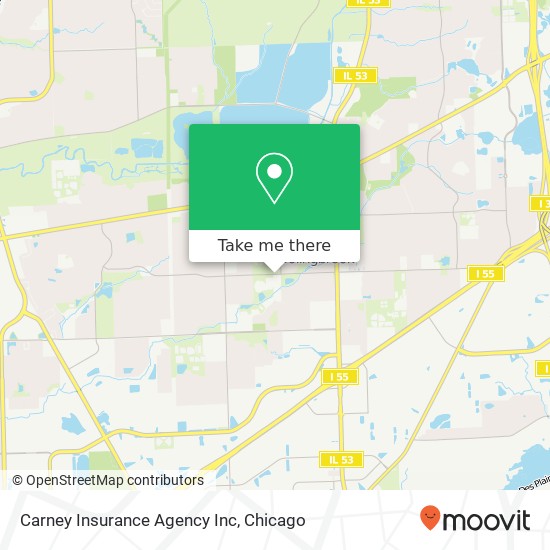 Carney Insurance Agency Inc map