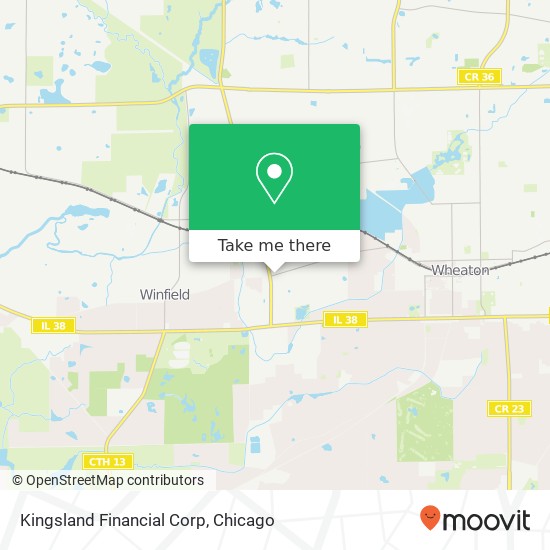 Kingsland Financial Corp map