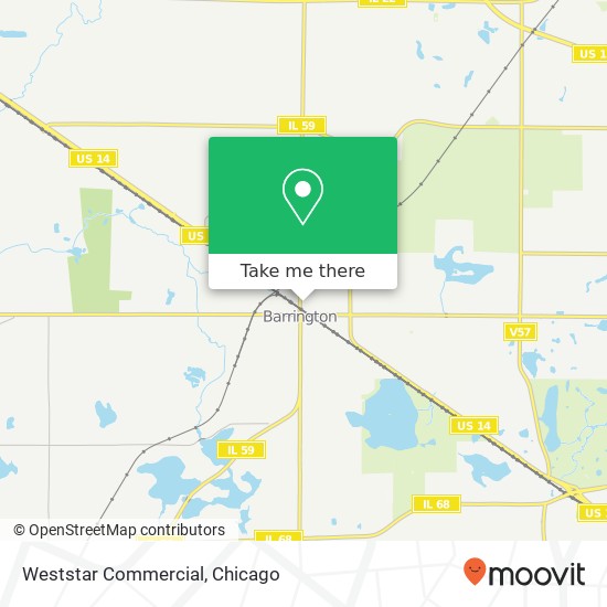 Weststar Commercial map