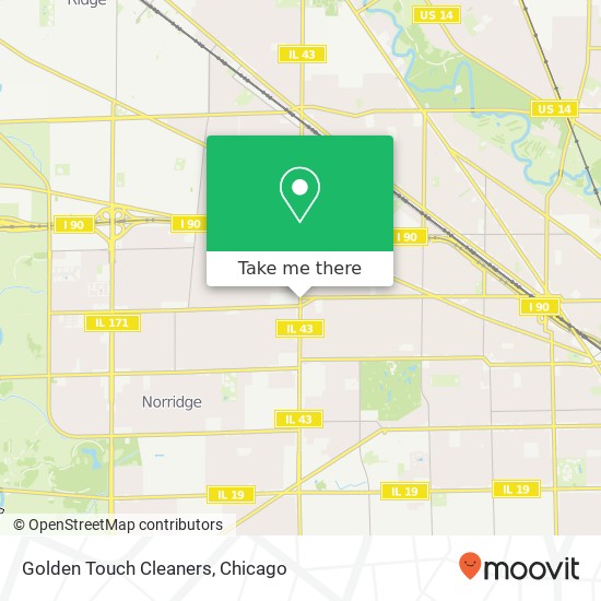 Mapa de Golden Touch Cleaners