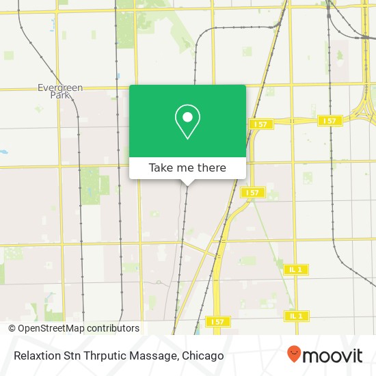 Relaxtion Stn Thrputic Massage map