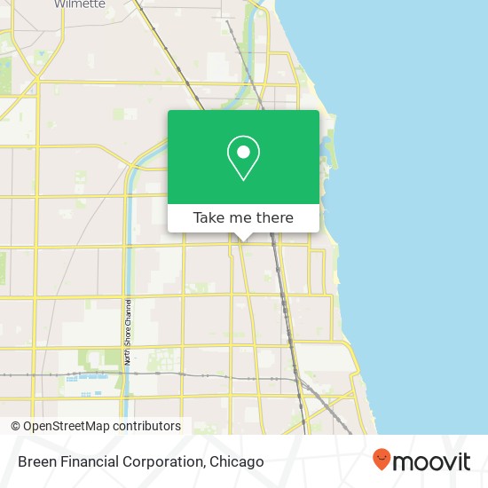 Breen Financial Corporation map