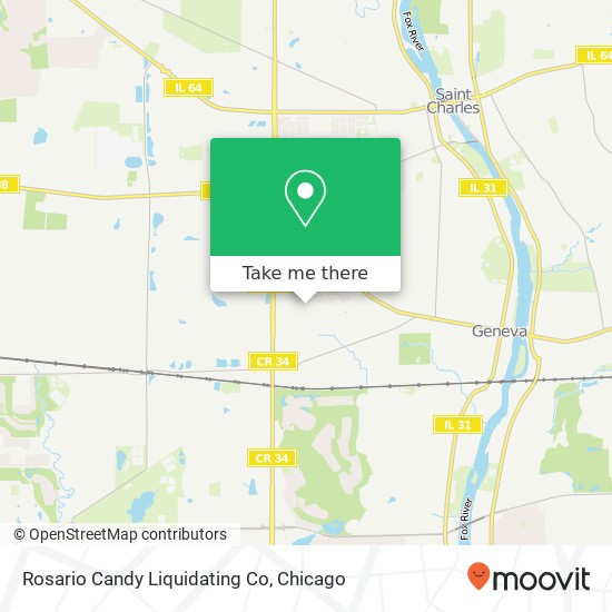 Mapa de Rosario Candy Liquidating Co