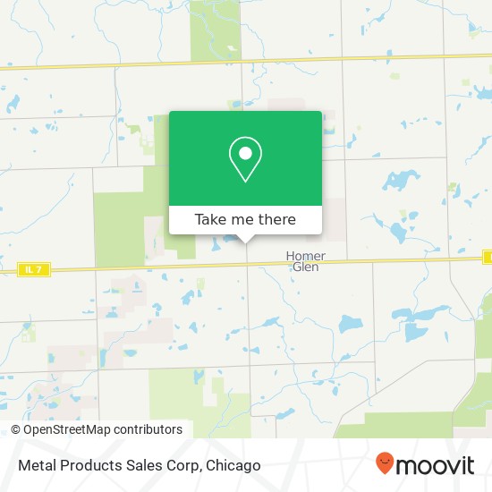 Metal Products Sales Corp map