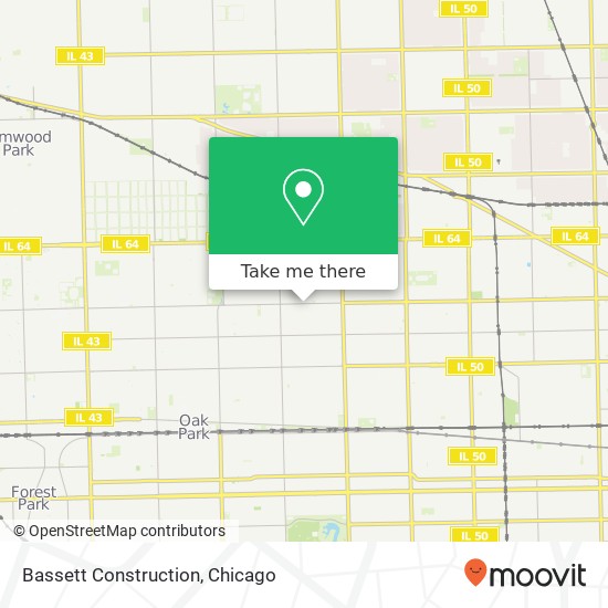 Bassett Construction map