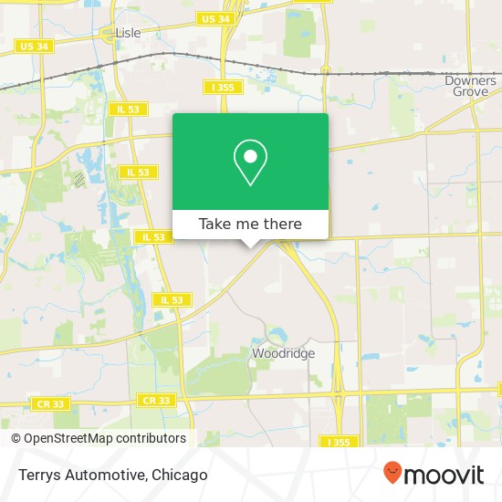 Terrys Automotive map