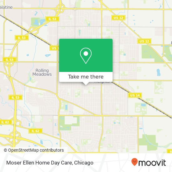 Moser Ellen Home Day Care map