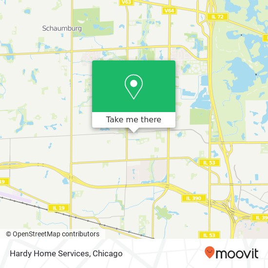 Hardy Home Services map