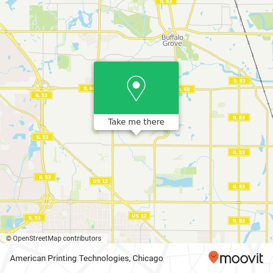 American Printing Technologies map