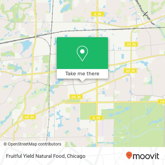 Fruitful Yield Natural Food map