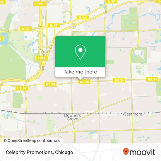 Celebrity Promotions map
