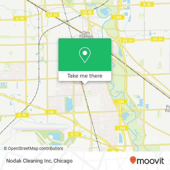 Nodak Cleaning Inc map