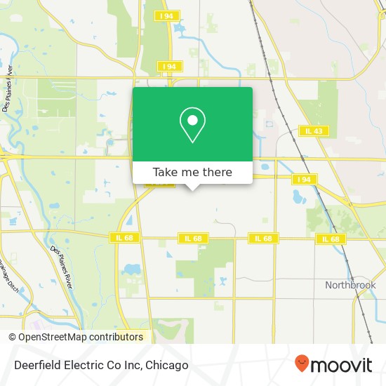 Mapa de Deerfield Electric Co Inc