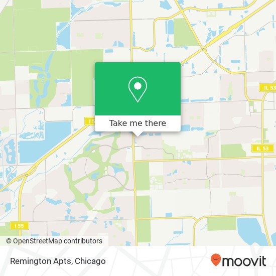 Remington Apts map