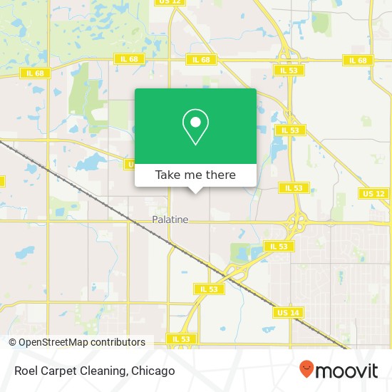 Roel Carpet Cleaning map