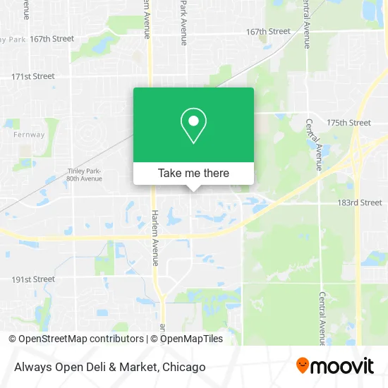 Always Open Deli & Market map
