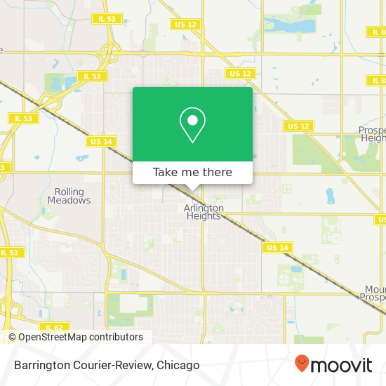 Barrington Courier-Review map