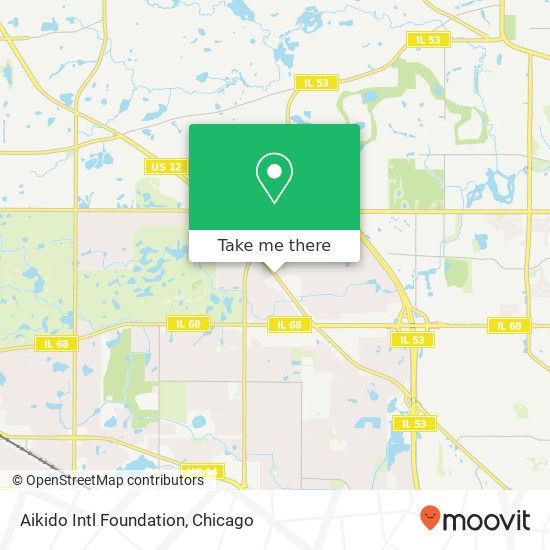 Aikido Intl Foundation map