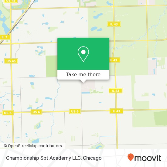 Championship Spt Academy LLC map