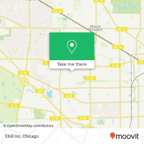 Ebill Inc map