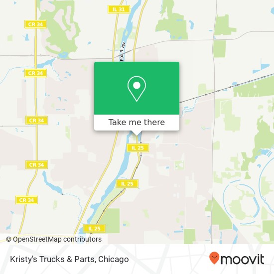 Kristy's Trucks & Parts map