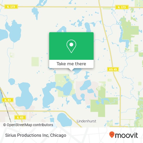 Sirius Productions Inc map