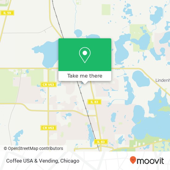 Coffee USA & Vending map