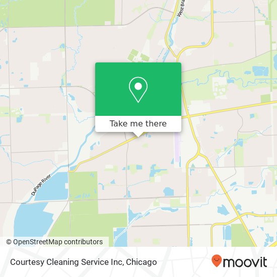 Mapa de Courtesy Cleaning Service Inc