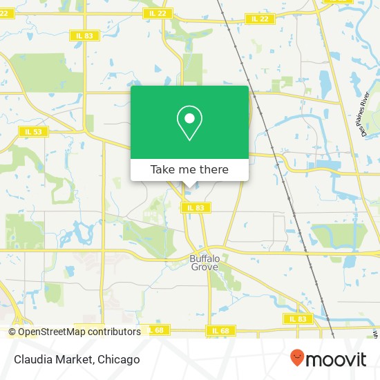 Mapa de Claudia Market