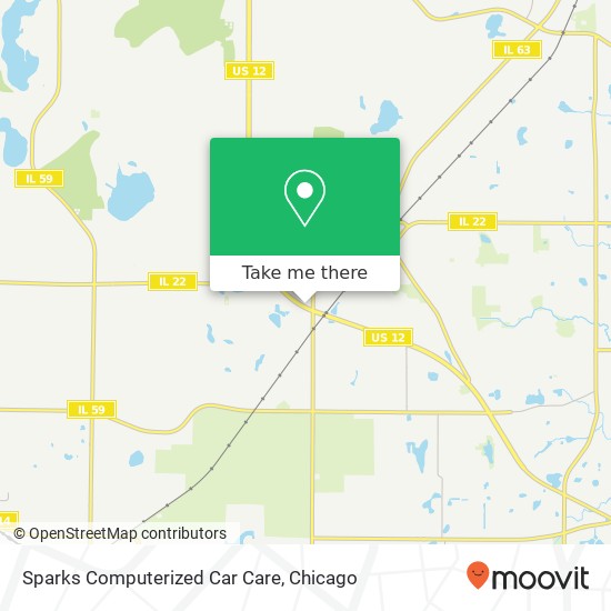 Sparks Computerized Car Care map