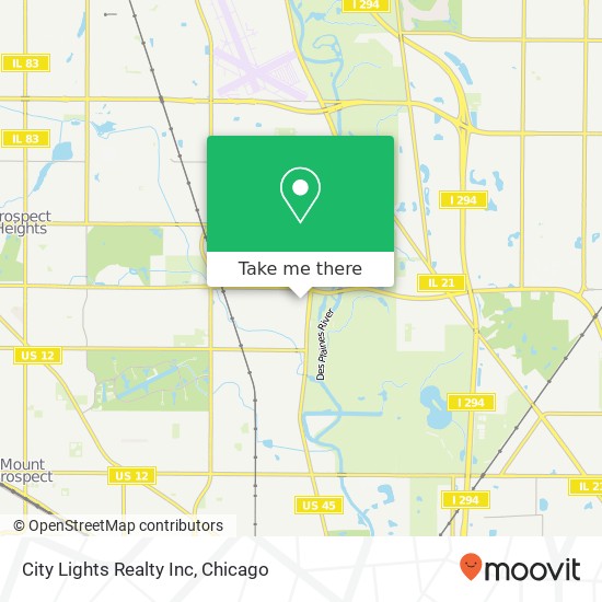 City Lights Realty Inc map